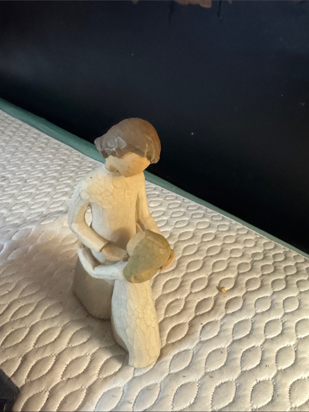Willow Tree Cream and Brown Mother & Child Figurine